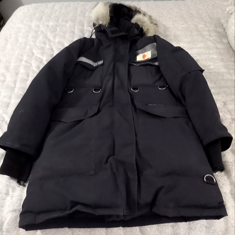 Canada Goose Resolute Parka, Navy, Women's Small
